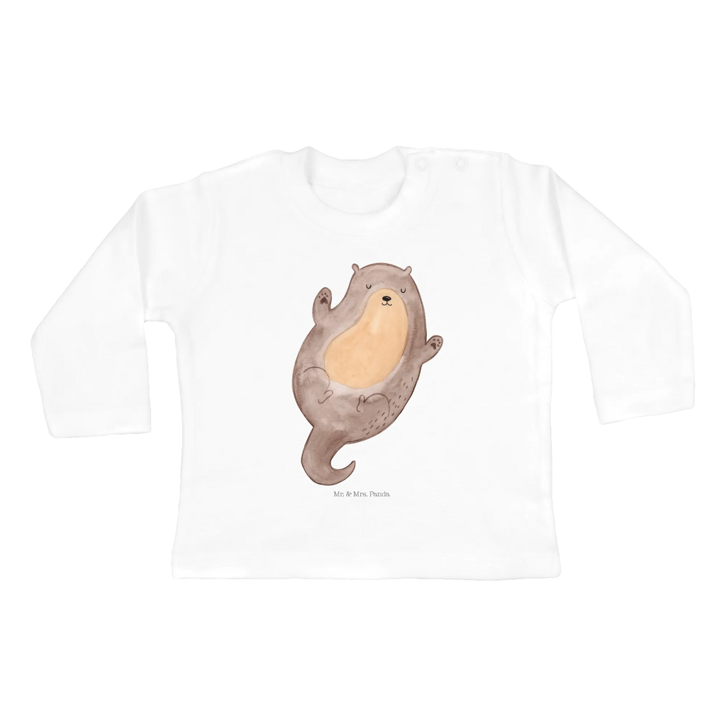 Baby Longsleeve Otter Umarmen Mädchen, Jungen, Baby, Langarm, Bio, Kleidung, Otter, Fischotter, Seeotter, Otter Seeotter See Otter