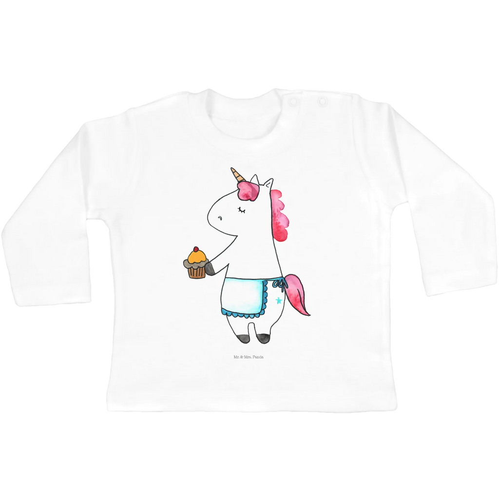 Baby Longsleeve Einhorn Muffin Mädchen, Jungen, Baby, Langarm, Bio, Kleidung, Einhorn, Einhörner, Einhorn Deko, Pegasus, Unicorn, Geburtstag, Backen, Muffin, Kekse, Geburtstagsgrüße, Glückwünsche, Liebesgrüße, Grüße