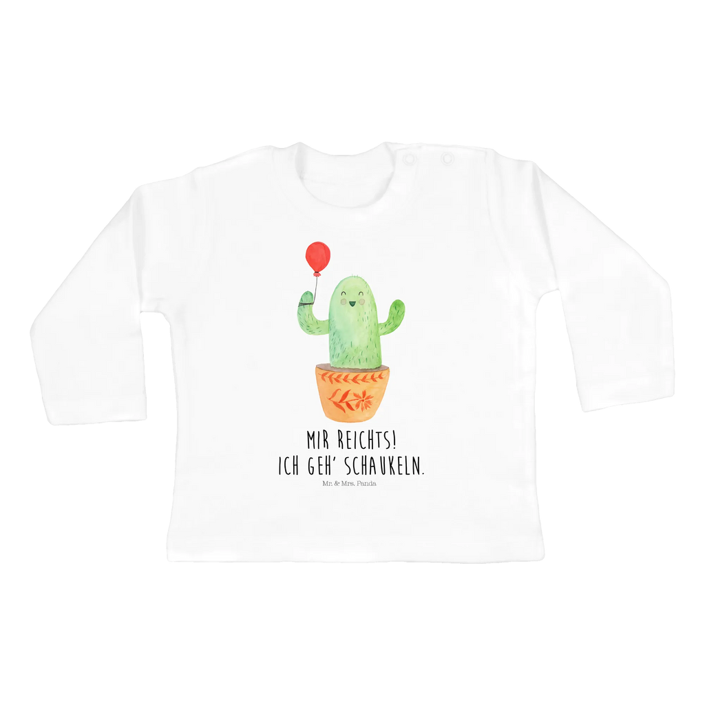 Baby Longsleeve Kaktus Luftballon Mädchen, Jungen, Baby, Langarm, Bio, Kleidung, Kaktus, Kakteen, Luftballon, Neustart, Freude, Büro, Stress, Büroalltag, Freundin, Freund, Ausbildung, Prüfung