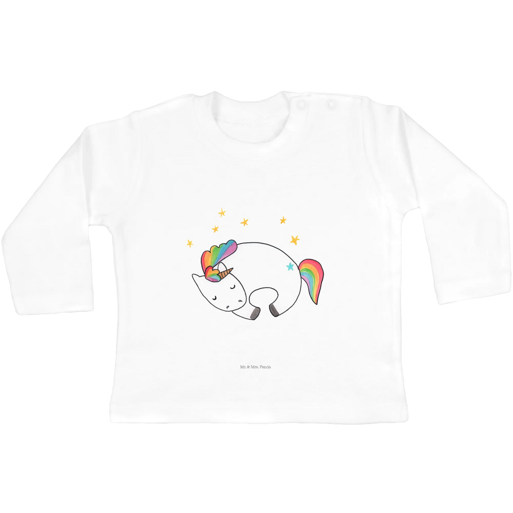 Baby Longsleeve Einhorn Nacht Mädchen, Jungen, Baby, Langarm, Bio, Kleidung, Einhorn, Einhörner, Einhorn Deko, Pegasus, Unicorn, Träume, Traum, unicorn, Realität, Menschen, Geschenk, Ruhe, Freundin