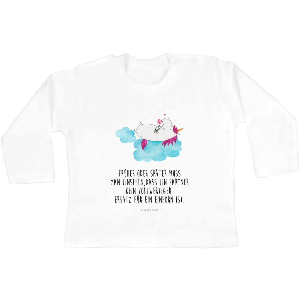 Baby Longsleeve Einhorn verliebt auf Wolke Mädchen, Jungen, Baby, Langarm, Bio, Kleidung, Einhorn, Einhörner, Einhorn Deko, Pegasus, Unicorn, verliebt, Liebe, Liebesbeweis, Freundin, Wolke