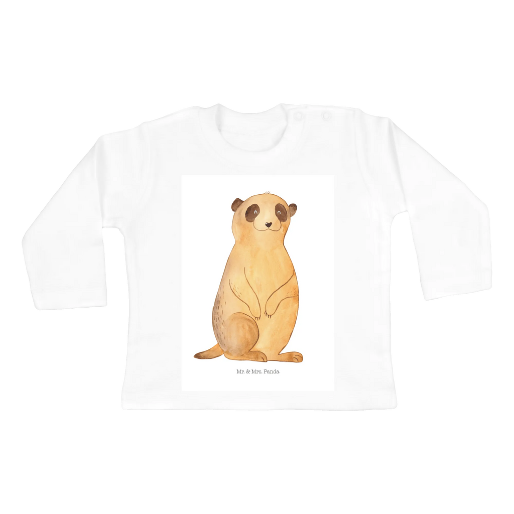 Baby Longsleeve Erdmännchen Mädchen, Jungen, Baby, Langarm, Bio, Kleidung, Afrika, Wildtiere, Erdmännchen, Reisen, Spruch, Weltreise, Afrikareise, Roadtrip, Traveling