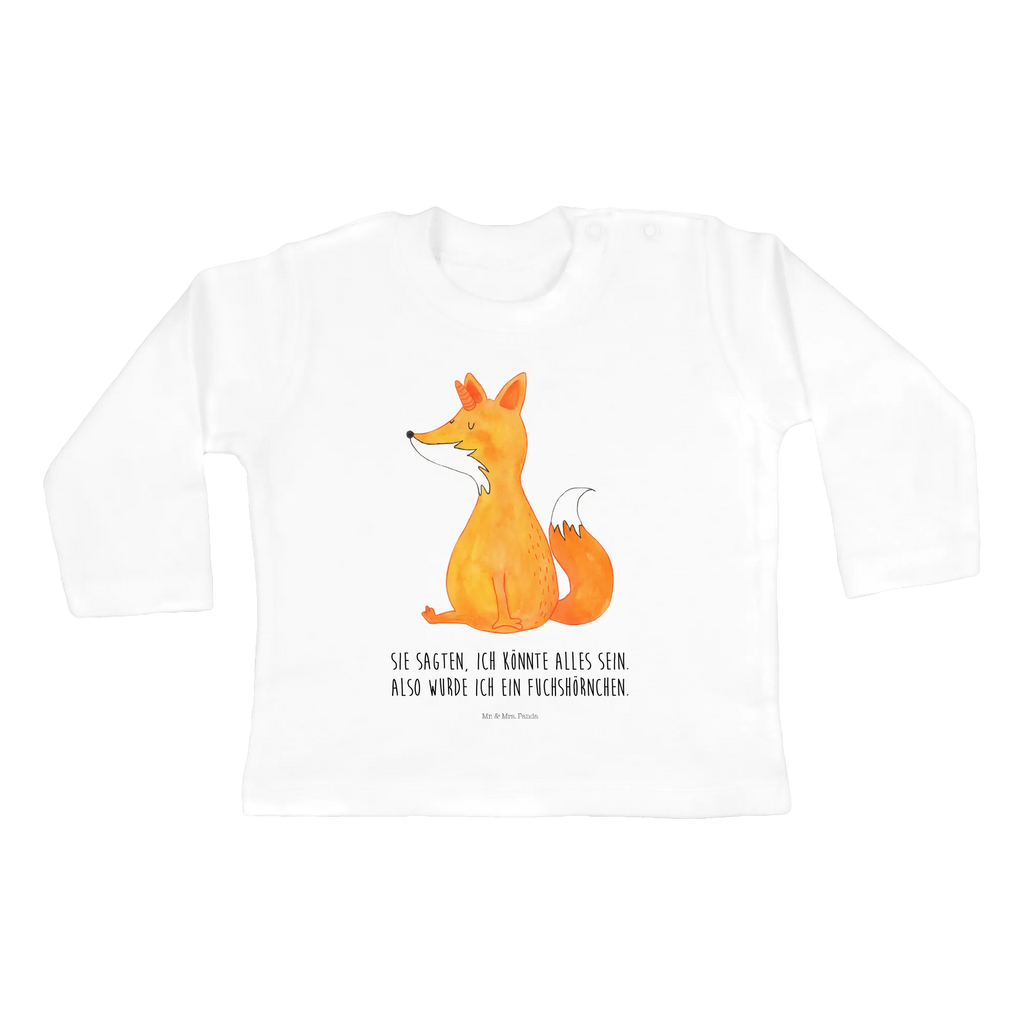 Baby Longsleeve Fuchshörnchen Wunsch Mädchen, Jungen, Baby, Langarm, Bio, Kleidung, Einhorn, Einhörner, Einhorn Deko, Pegasus, Unicorn, Fuchs, Unicorns, Fuchshörnchen, Fuchshorn, Foxycorn, Füchse