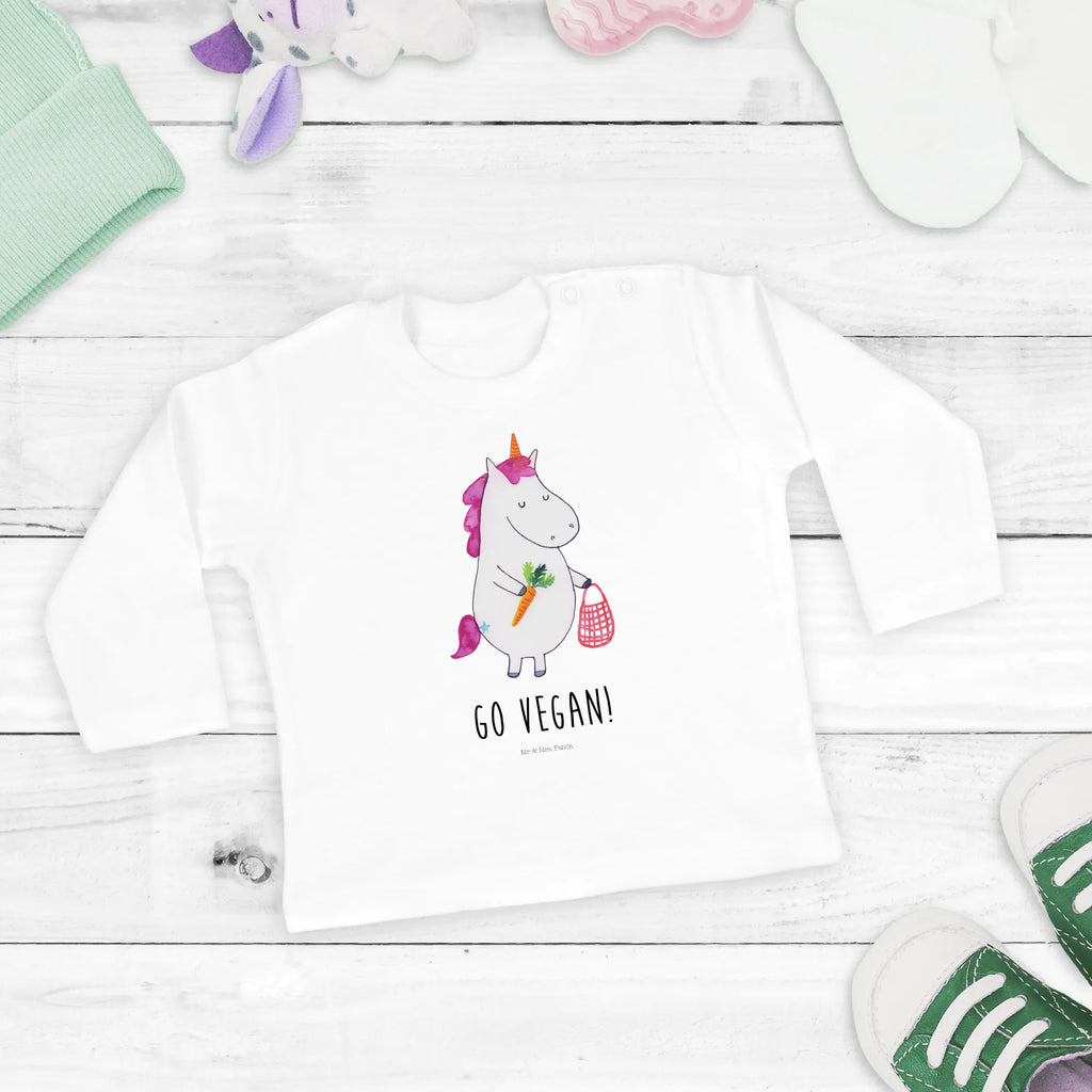 Baby Longsleeve Einhorn Vegan Mädchen, Jungen, Baby, Langarm, Bio, Kleidung, Einhorn, Einhörner, Einhorn Deko, Pegasus, Unicorn, vegan, Gesund leben, Vegetariar, Rohkost, Gesund essen, Veganismus, Veganer