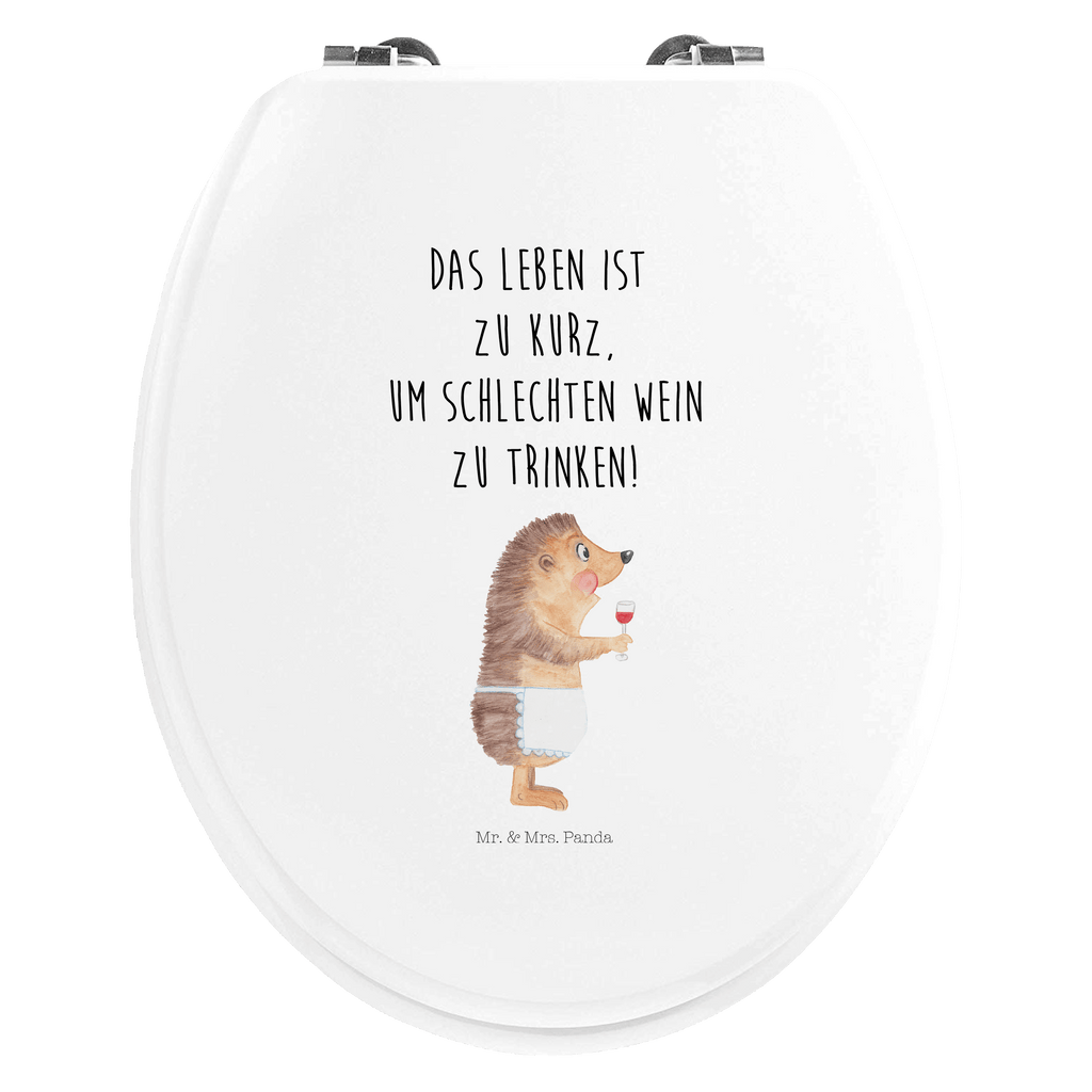 Motiv WC Sitz Igel Wein Klobrille, Klodeckel, Toilettendeckel, WC-Sitz, Toilette, Tiermotive, Gute Laune, lustige Sprüche, Tiere, Wein Spruch, Igel, Geschenk Weintrinker, Geschenk Weinliebhaber, Wein Deko, Weinglas, Rotwein, Weißwein, Wein trinken