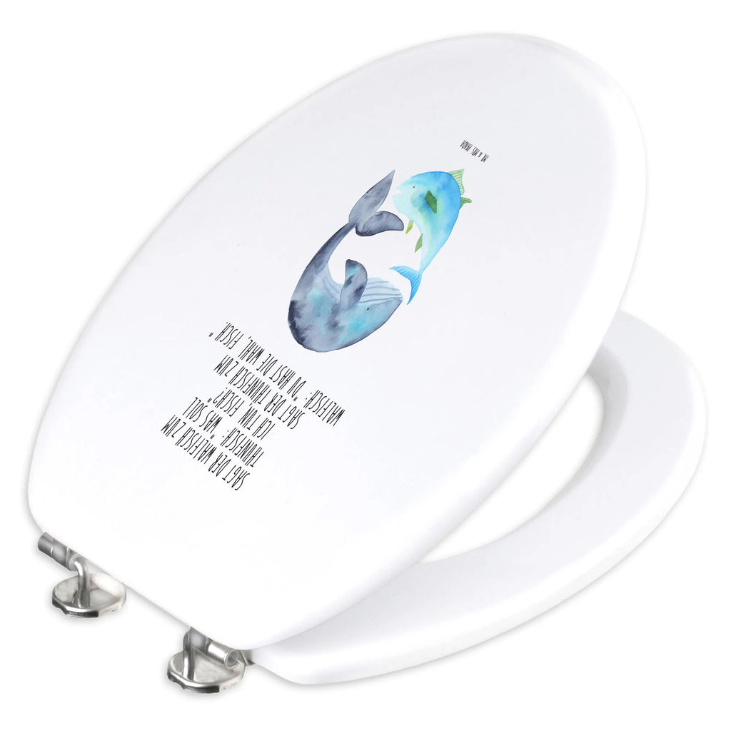 Motiv WC Sitz Walfisch Thunfisch Klobrille, Klodeckel, Toilettendeckel, WC-Sitz, Toilette, Tiermotive, Gute Laune, lustige Sprüche, Tiere, Wal, Wahl, Tunfisch, Wortwitz lustig, Spruch lustig, Flachwitz, Witz, Spruch des Tages, Flachwitz Geschenk