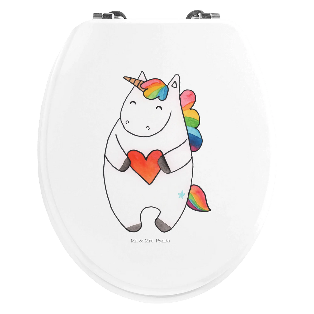 Motiv WC Sitz Einhorn Herz Klobrille, Klodeckel, Toilettendeckel, WC-Sitz, Toilette, Einhorn, Einhörner, Einhorn Deko, Pegasus, Unicorn, Herz, schlimm, böse, witzig, lustig, Freundin, anders, bunt