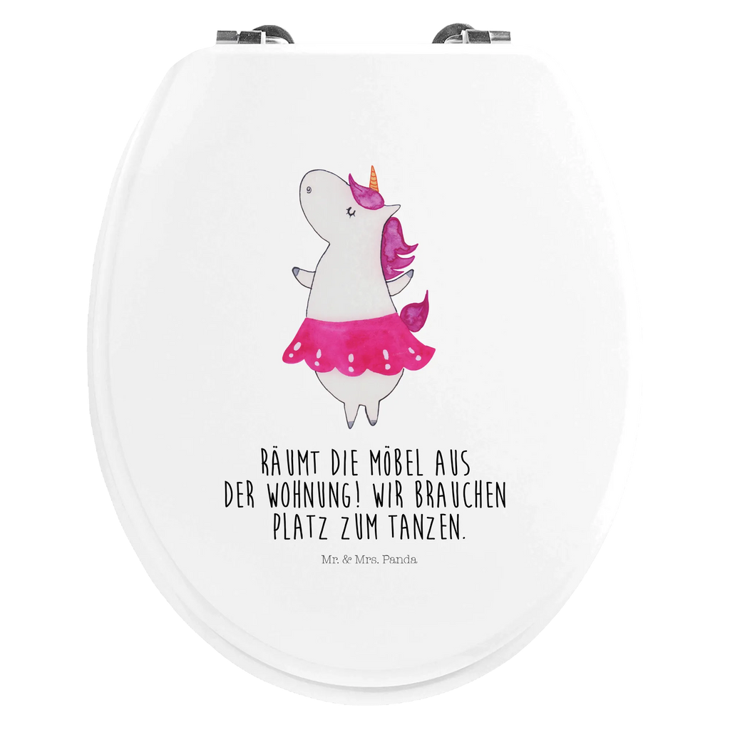 Motiv WC Sitz Einhorn Ballerina Klobrille, Klodeckel, Toilettendeckel, WC-Sitz, Toilette, Einhorn, Einhörner, Einhorn Deko, Pegasus, Unicorn, Tanzen, Ballerina, Party, Wohnung, Spaß, Feiern, Geburtstag, Tänzerin, Lebenslust, Lebensfreude