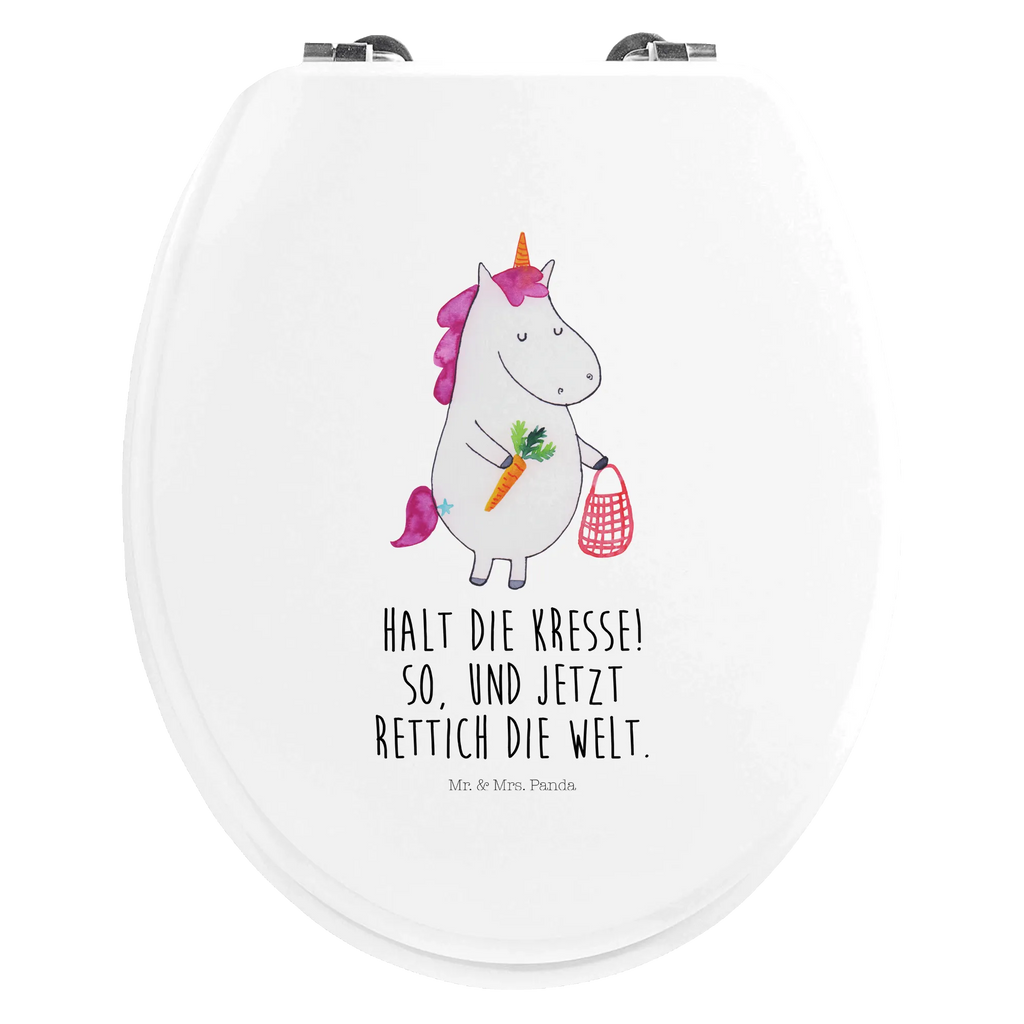 Motiv WC Sitz Einhorn Gemüse Klobrille, Klodeckel, Toilettendeckel, WC-Sitz, Toilette, Einhorn, Einhörner, Einhorn Deko, Unicorn, Biomarkt, Gemüse, Wochenmarkt