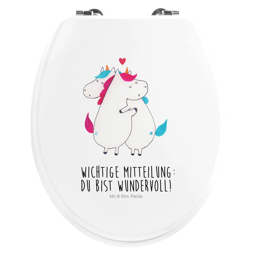 Motiv WC Sitz Einhorn Mitteilung Klobrille, Klodeckel, Toilettendeckel, WC-Sitz, Toilette, Einhorn, Einhörner, Einhorn Deko, Pegasus, Unicorn, Valentinstag, Valentine, Liebe, Geschenk, Partner, Ehe, lustig, witzig, Spruch