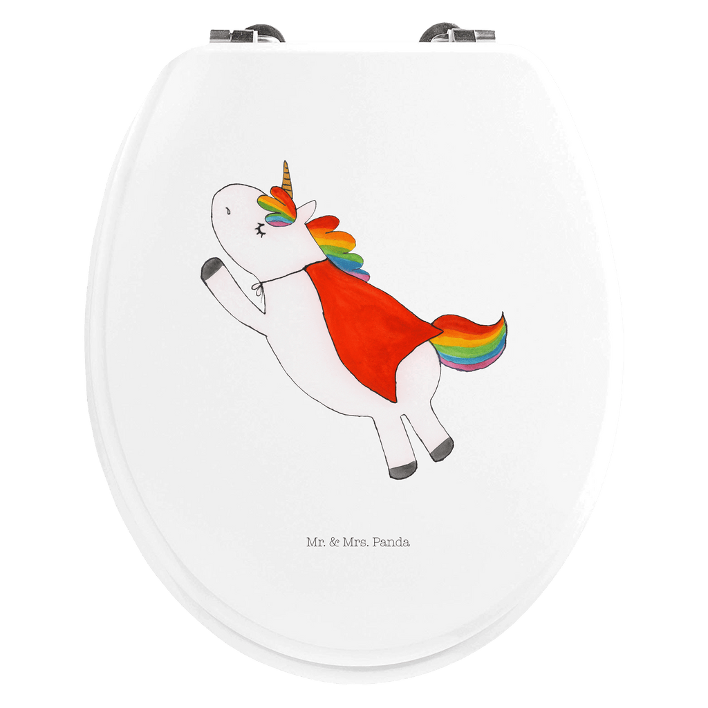 Motiv WC Sitz Einhorn Super Klobrille, Klodeckel, Toilettendeckel, WC-Sitz, Toilette, Einhorn, Einhörner, Einhorn Deko, Pegasus, Unicorn, Traummann, Superheld, Held, Freundin, Geschenk, Girl, Mädchen