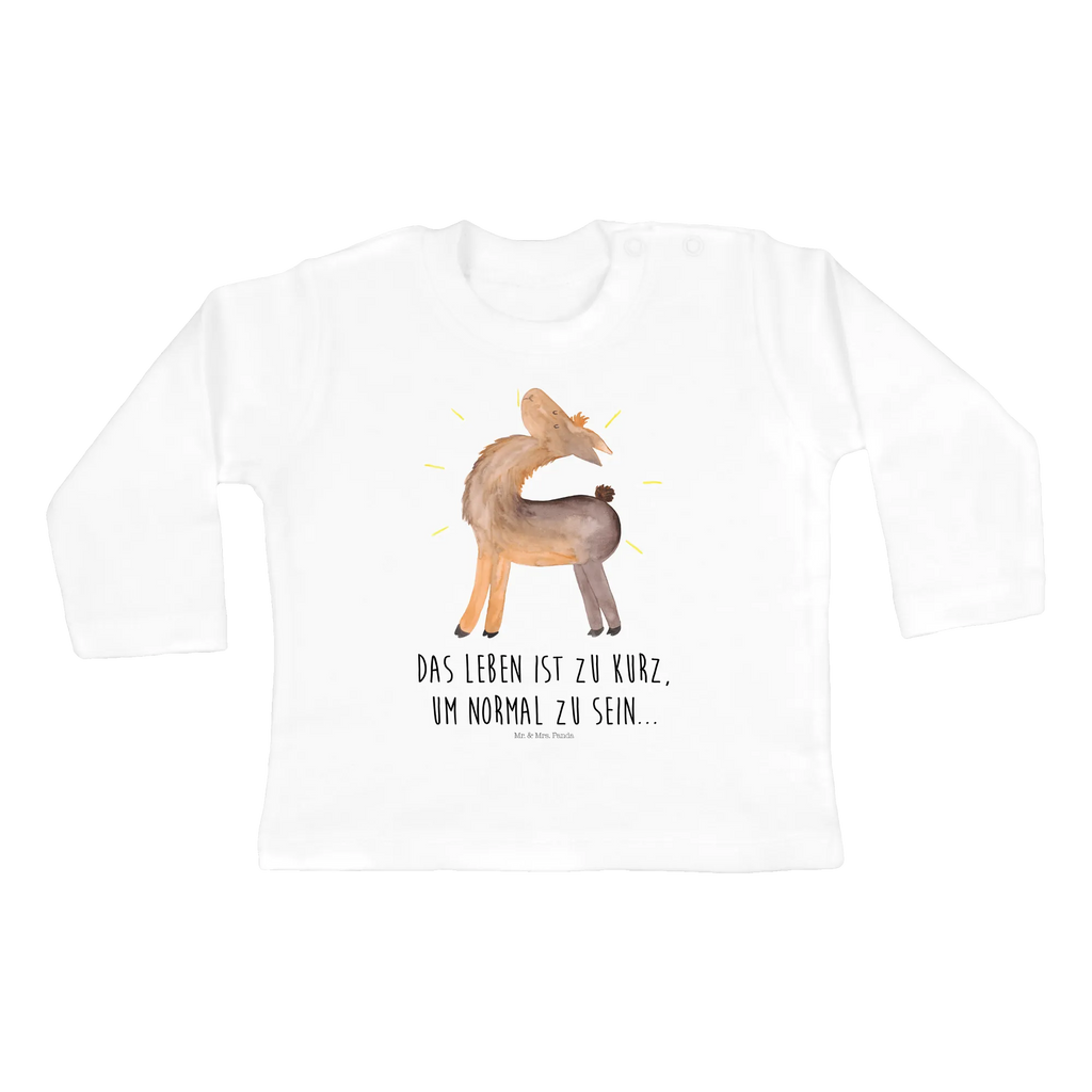 Baby Longsleeve Lama stolz Mädchen, Jungen, Baby, Langarm, Bio, Kleidung, Lama, Alpaka, Lamas, Außenseiter, Anders, Neustart, stolz, Hippie, Freundin, Freundinnen, beste Freundin, Kumpel, Familie, Family