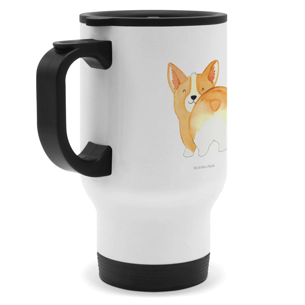 Thermobecher Corgi Po Thermobecher, To Go Becher, Thermotasse, Kaffeebecher, Isolierbecher, Thermobecher To Go, Warmhaltetasse, Edelstahlbecher, Reisebecher, Tasse mit Deckel, Thermobecher für 400 ml, Kaffeetasse zum Mitnehmen, Tasse zum Mitnehmen, Spülmaschinenfest, Hund, Hundemotiv, Haustier, Hunderasse, Tierliebhaber, Hundebesitzer, Sprüche, Corgie, Hundeliebe, Motivation, Selbstliebe, Spruch