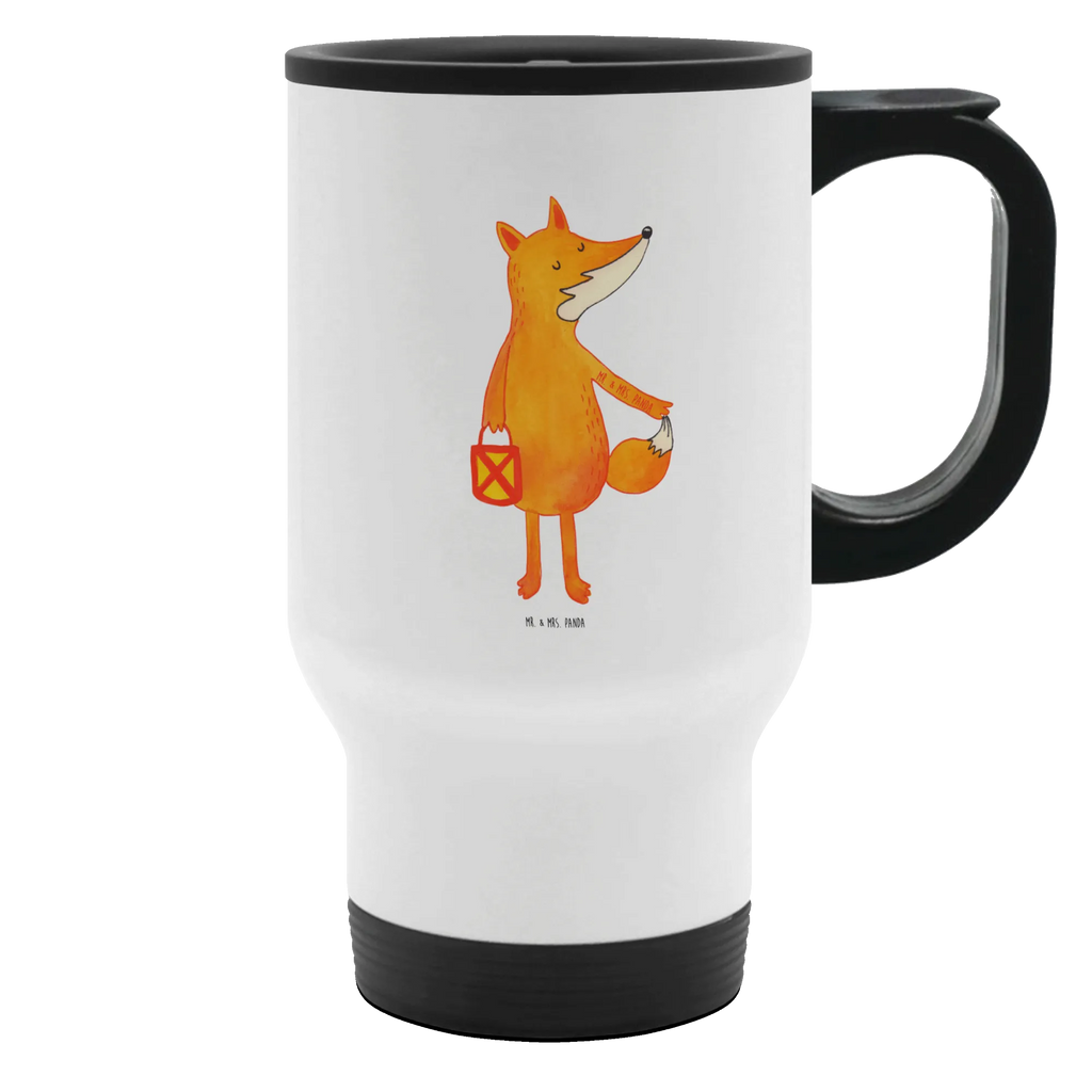 Thermobecher Fuchs Laterne Thermobecher, To Go Becher, Thermotasse, Kaffeebecher, Isolierbecher, Thermobecher To Go, Warmhaltetasse, Edelstahlbecher, Reisebecher, Tasse mit Deckel, Thermobecher für 400 ml, Kaffeetasse zum Mitnehmen, Tasse zum Mitnehmen, Spülmaschinenfest, Fuchs, Füchse, Spruch trösten, Liebeskummer Spruch, Laterne, Sankt Martin, Laternenumzug, Aufmuntern, Cäsar Otto Hugo Flaischlen