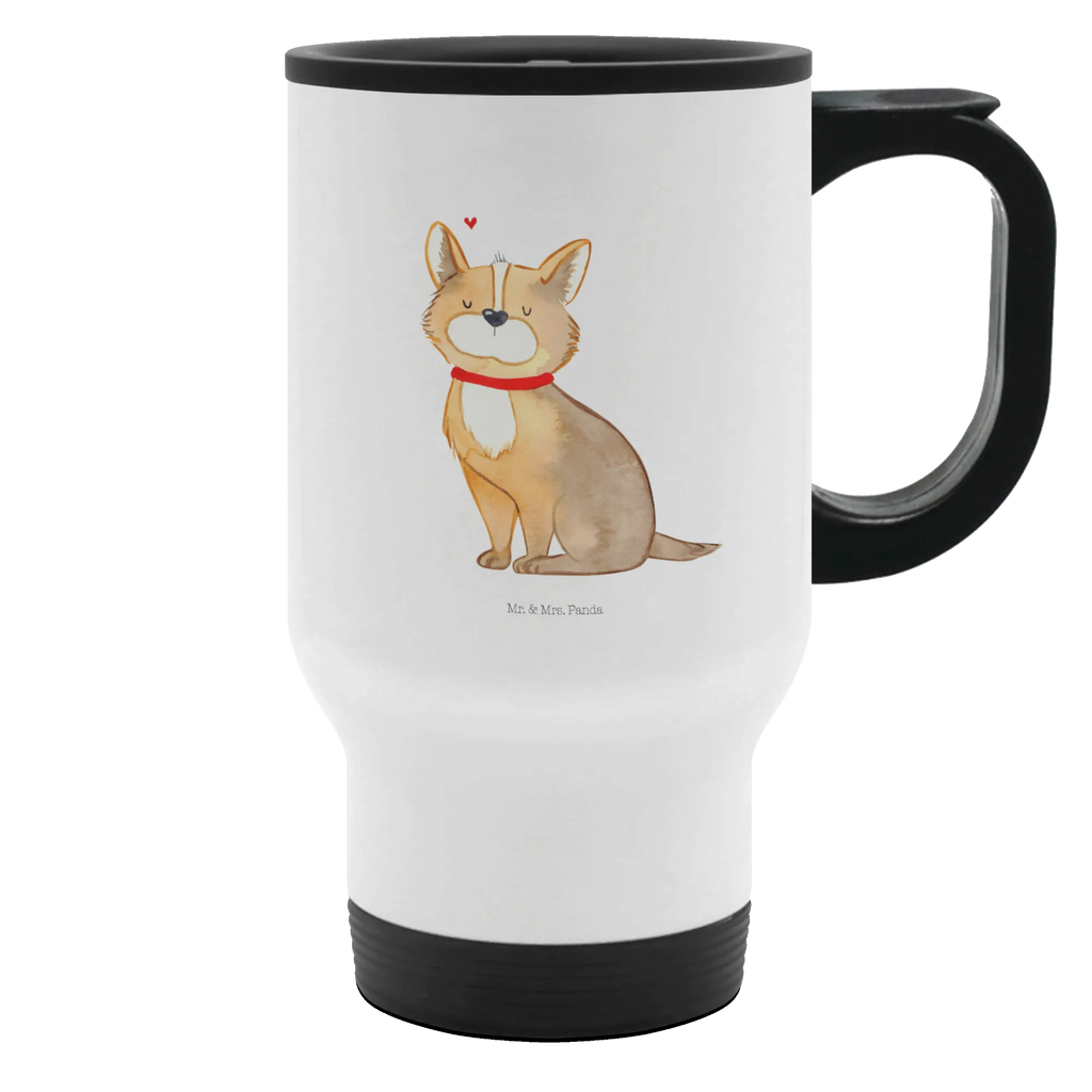 Thermobecher Hundeglück Thermobecher, To Go Becher, Thermotasse, Kaffeebecher, Isolierbecher, Thermobecher To Go, Warmhaltetasse, Edelstahlbecher, Reisebecher, Tasse mit Deckel, Thermobecher für 400 ml, Kaffeetasse zum Mitnehmen, Tasse zum Mitnehmen, Spülmaschinenfest, Hund, Hundemotiv, Haustier, Hunderasse, Tierliebhaber, Hundebesitzer, Sprüche, Corgie, Hundeliebe, Spruch, Hundemama, Liebe