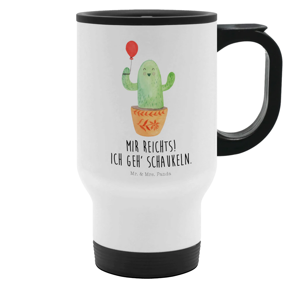 Thermobecher Kaktus Luftballon Thermobecher, To Go Becher, Thermotasse, Kaffeebecher, Isolierbecher, Thermobecher To Go, Warmhaltetasse, Edelstahlbecher, Reisebecher, Tasse mit Deckel, Thermobecher für 400 ml, Kaffeetasse zum Mitnehmen, Tasse zum Mitnehmen, Spülmaschinenfest, Kaktus, Kakteen, Luftballon, Neustart, Freude, Büro, Stress, Büroalltag, Freundin, Freund, Ausbildung, Prüfung