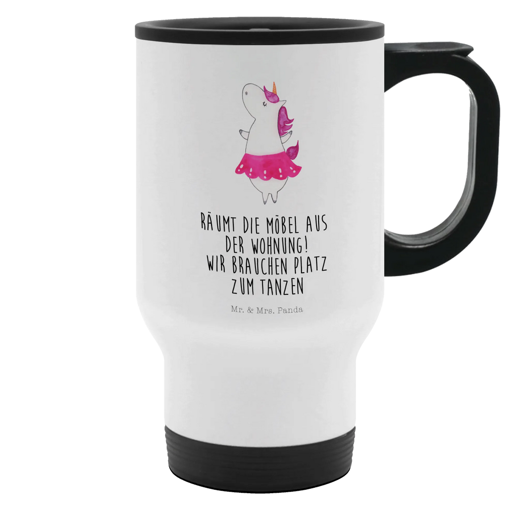 Thermobecher Einhorn Ballerina Thermobecher, To Go Becher, Thermotasse, Kaffeebecher, Isolierbecher, Thermobecher To Go, Warmhaltetasse, Edelstahlbecher, Reisebecher, Tasse mit Deckel, Thermobecher für 400 ml, Kaffeetasse zum Mitnehmen, Tasse zum Mitnehmen, Spülmaschinenfest, Einhorn, Einhörner, Einhorn Deko, Unicorn, Tanzen, Ballerina, Party, Wohnung, Spaß, Feiern, Geburtstag, Tänzerin, Lebenslust, Lebensfreude