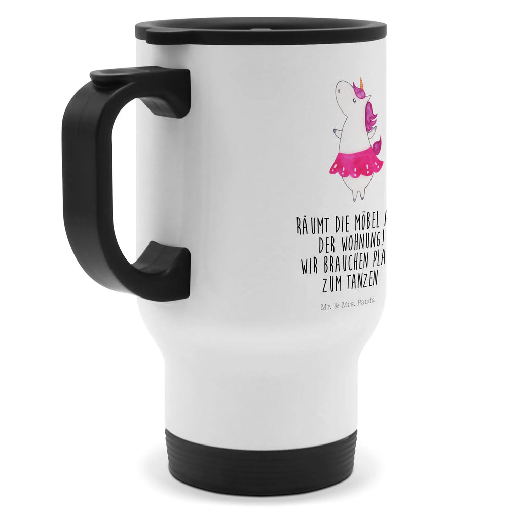 Thermobecher Einhorn Ballerina Thermobecher, To Go Becher, Thermotasse, Kaffeebecher, Isolierbecher, Thermobecher To Go, Warmhaltetasse, Edelstahlbecher, Reisebecher, Tasse mit Deckel, Thermobecher für 400 ml, Kaffeetasse zum Mitnehmen, Tasse zum Mitnehmen, Spülmaschinenfest, Einhorn, Einhörner, Einhorn Deko, Unicorn, Tanzen, Ballerina, Party, Wohnung, Spaß, Feiern, Geburtstag, Tänzerin, Lebenslust, Lebensfreude