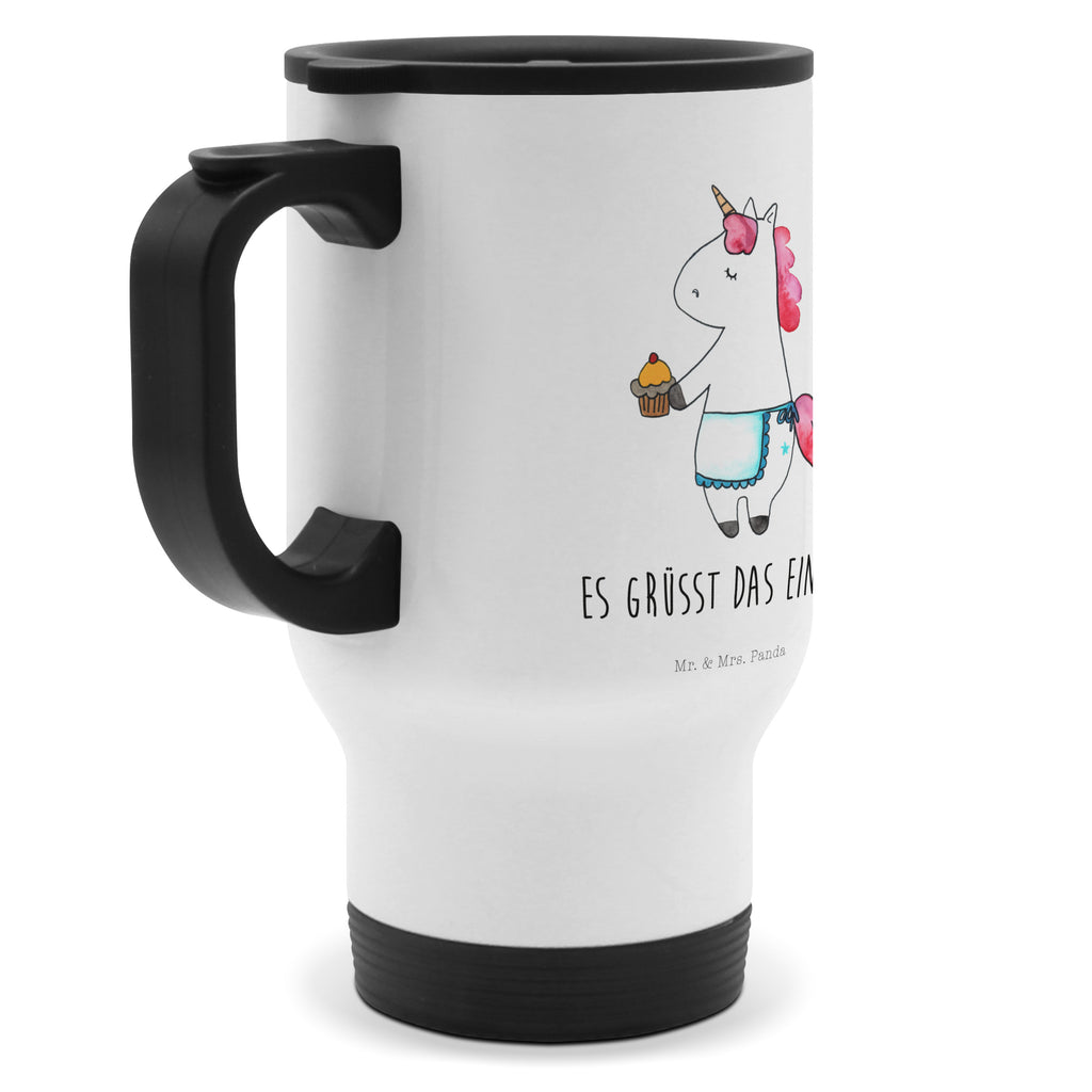 Thermobecher Einhorn Muffin Thermobecher, To Go Becher, Thermotasse, Kaffeebecher, Isolierbecher, Thermobecher To Go, Warmhaltetasse, Edelstahlbecher, Reisebecher, Tasse mit Deckel, Thermobecher für 400 ml, Kaffeetasse zum Mitnehmen, Tasse zum Mitnehmen, Spülmaschinenfest, Einhorn, Einhörner, Einhorn Deko, Pegasus, Unicorn, Geburtstag, Backen, Muffin, Kekse, Geburtstagsgrüße, Glückwünsche, Liebesgrüße, Grüße