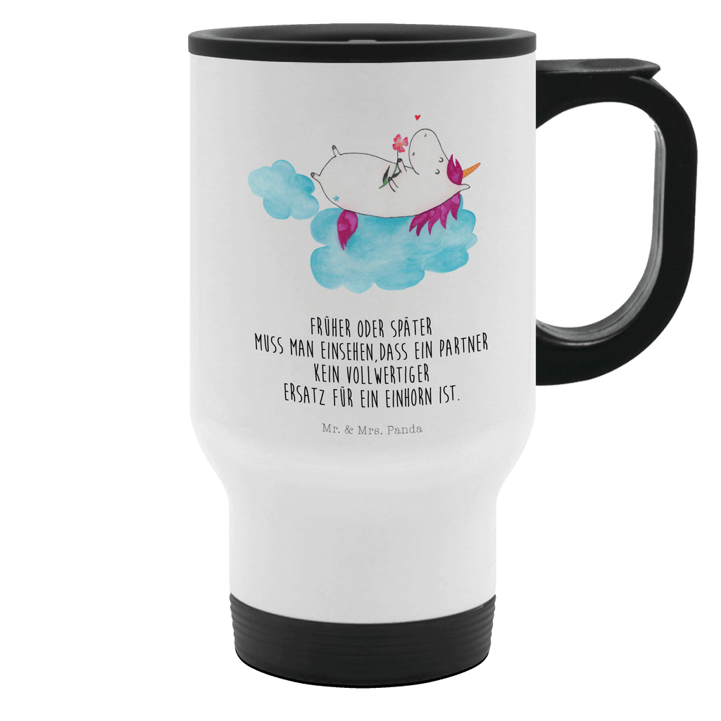 Thermobecher Einhorn verliebt auf Wolke Thermobecher, To Go Becher, Thermotasse, Kaffeebecher, Isolierbecher, Thermobecher To Go, Warmhaltetasse, Edelstahlbecher, Reisebecher, Tasse mit Deckel, Thermobecher für 400 ml, Kaffeetasse zum Mitnehmen, Tasse zum Mitnehmen, Spülmaschinenfest, Einhorn, Einhörner, Einhorn Deko, Pegasus, Unicorn, verliebt, Liebe, Liebesbeweis, Freundin, Wolke