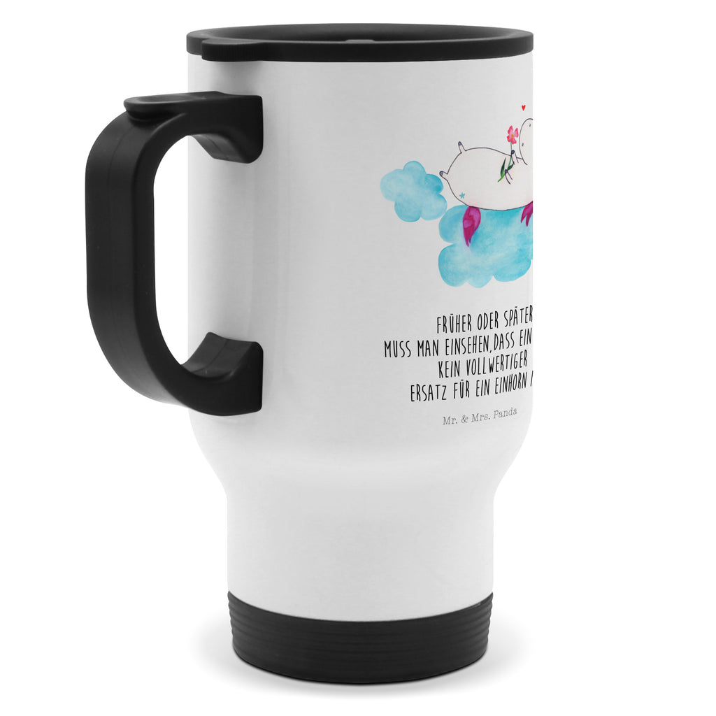 Thermobecher Einhorn verliebt auf Wolke Thermobecher, To Go Becher, Thermotasse, Kaffeebecher, Isolierbecher, Thermobecher To Go, Warmhaltetasse, Edelstahlbecher, Reisebecher, Tasse mit Deckel, Thermobecher für 400 ml, Kaffeetasse zum Mitnehmen, Tasse zum Mitnehmen, Spülmaschinenfest, Einhorn, Einhörner, Einhorn Deko, Pegasus, Unicorn, verliebt, Liebe, Liebesbeweis, Freundin, Wolke