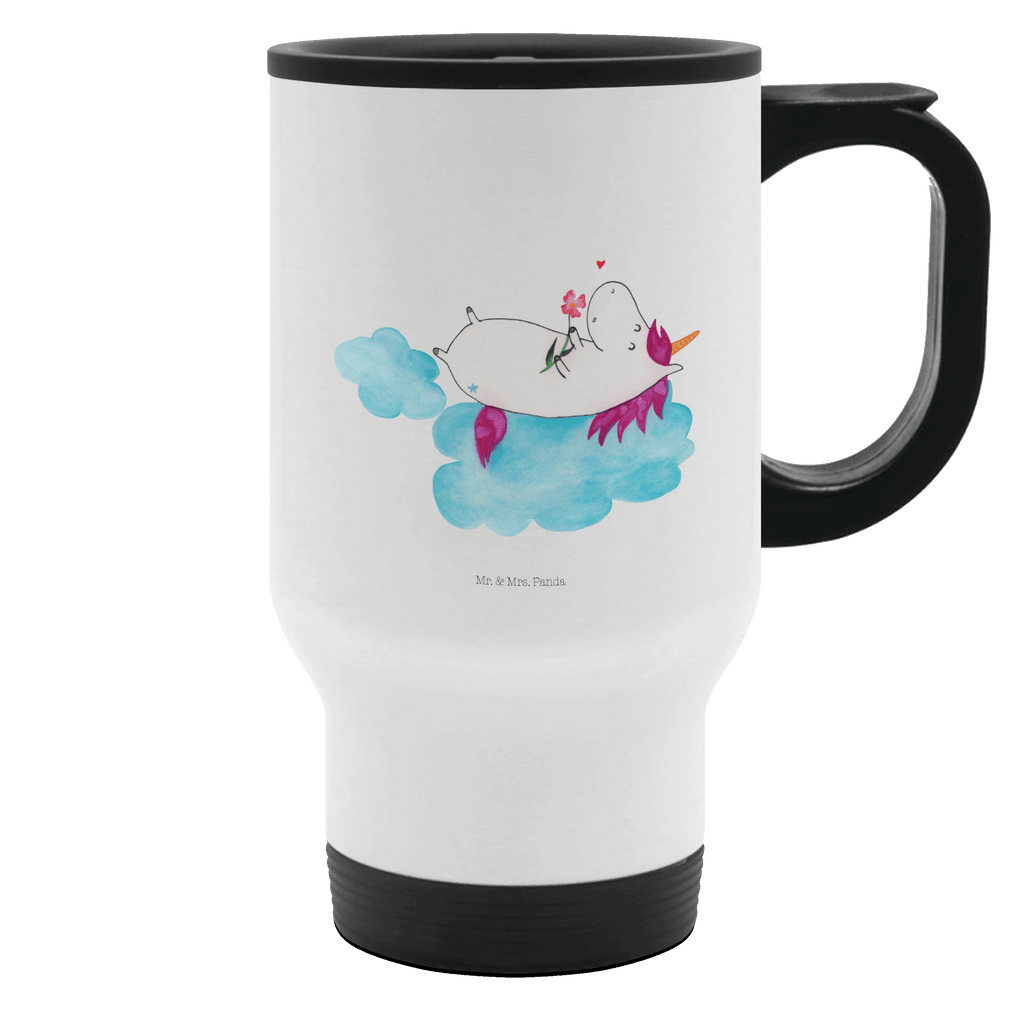 Thermobecher Einhorn verliebt auf Wolke Thermobecher, To Go Becher, Thermotasse, Kaffeebecher, Isolierbecher, Thermobecher To Go, Warmhaltetasse, Edelstahlbecher, Reisebecher, Tasse mit Deckel, Thermobecher für 400 ml, Kaffeetasse zum Mitnehmen, Tasse zum Mitnehmen, Spülmaschinenfest, Einhorn, Einhörner, Einhorn Deko, Pegasus, Unicorn, verliebt, Liebe, Liebesbeweis, Freundin, Wolke