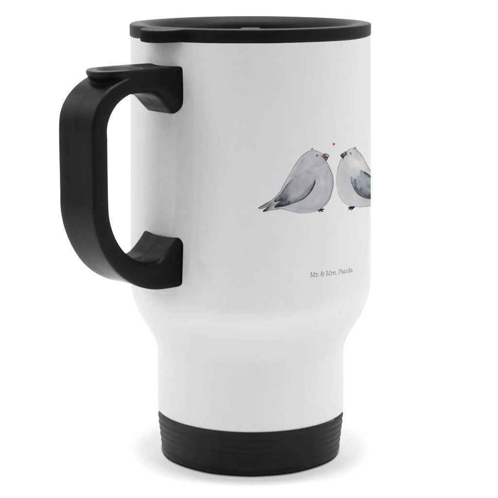 Thermobecher Turteltauben Liebe Thermobecher, To Go Becher, Thermotasse, Kaffeebecher, Isolierbecher, Thermobecher To Go, Warmhaltetasse, Edelstahlbecher, Reisebecher, Tasse mit Deckel, Thermobecher für 400 ml, Kaffeetasse zum Mitnehmen, Tasse zum Mitnehmen, Spülmaschinenfest, Liebe, Partner, Freund, Freundin, Ehemann, Ehefrau, Heiraten, Verlobung, Heiratsantrag, Liebesgeschenk, Jahrestag, Hocheitstag, Turteltauben, Turteltäubchen, Tauben, Verliebt, Verlobt, Verheiratet, Geschenk Freundin, Geschenk Freund, Liebesbeweis, Hochzeitstag, Geschenk Hochzeit