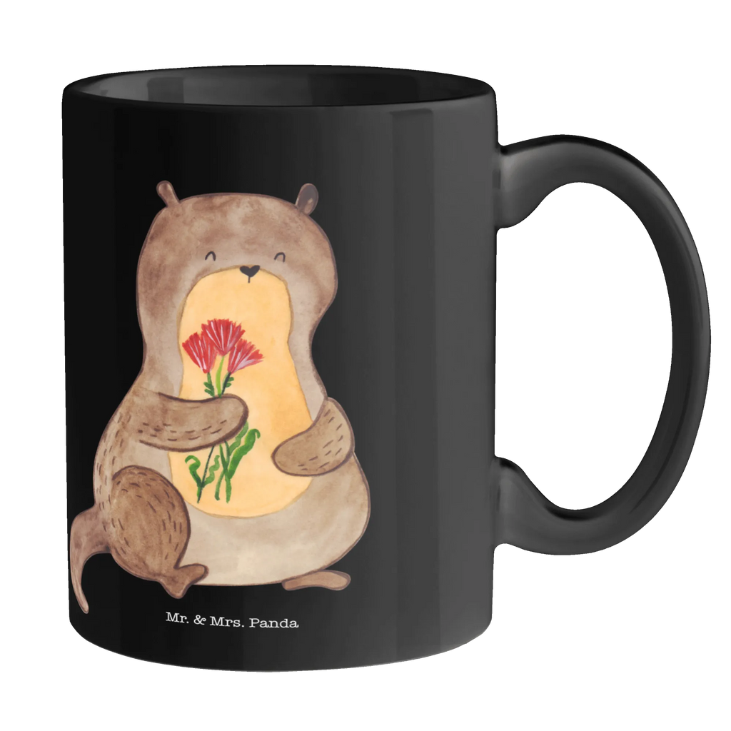 Tasse Otter Blumenstrauß Tasse, Kaffeetasse, Teetasse, Becher, Kaffeebecher, Teebecher, Keramiktasse, Porzellantasse, Büro Tasse, Geschenk Tasse, Tasse Sprüche, Tasse Motive, Kaffeetassen, Tasse bedrucken, Designer Tasse, Cappuccino Tassen, Schöne Teetassen, Otter, Fischotter, Seeotter, Otter Seeotter See Otter