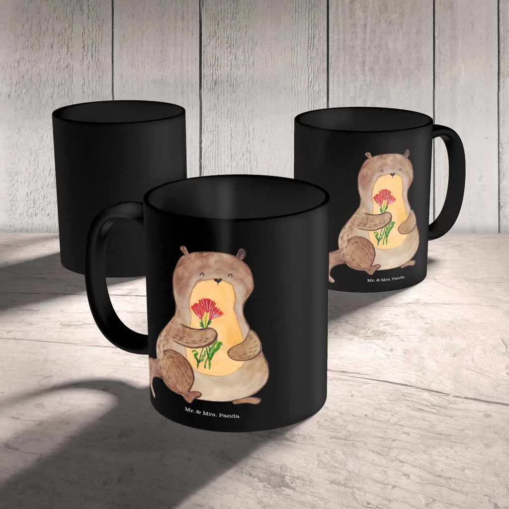 Tasse Otter Blumenstrauß Tasse, Kaffeetasse, Teetasse, Becher, Kaffeebecher, Teebecher, Keramiktasse, Porzellantasse, Büro Tasse, Geschenk Tasse, Tasse Sprüche, Tasse Motive, Kaffeetassen, Tasse bedrucken, Designer Tasse, Cappuccino Tassen, Schöne Teetassen, Otter, Fischotter, Seeotter, Otter Seeotter See Otter