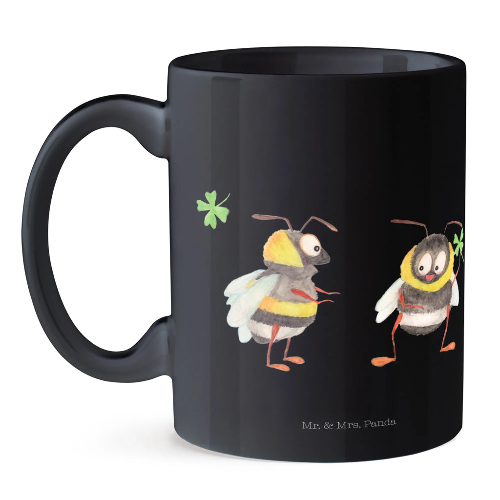 Tasse Hummeln Kleeblatt Tasse, Kaffeetasse, Teetasse, Becher, Kaffeebecher, Teebecher, Keramiktasse, Porzellantasse, Büro Tasse, Geschenk Tasse, Tasse Sprüche, Tasse Motive, Kaffeetassen, Tasse bedrucken, Designer Tasse, Cappuccino Tassen, Schöne Teetassen, Tiermotive, Gute Laune, lustige Sprüche, Tiere, Hummel, Biene, Spruch positiv, Biene Deko, Spruch schön, glücklich sein, glücklich werden, Spruch fröhlich