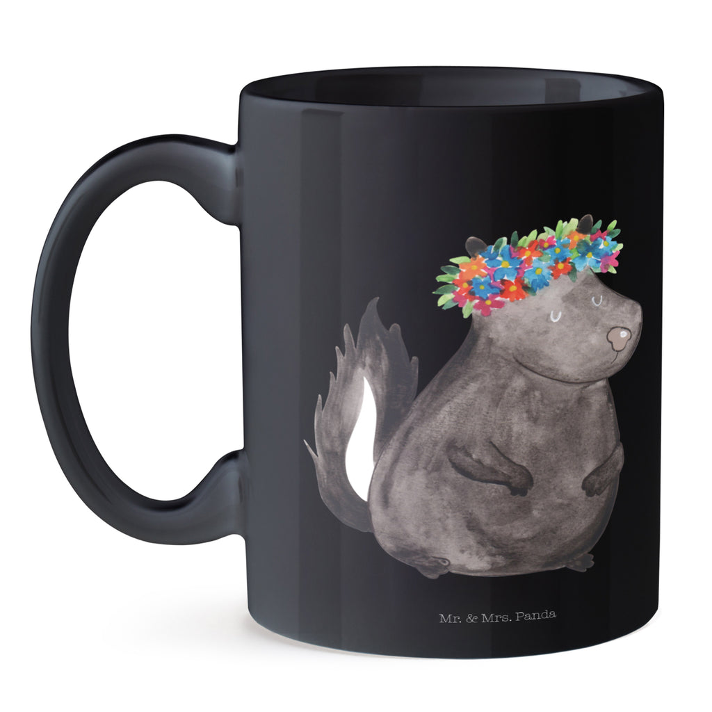 Tasse Stinktier Mädchen Tasse, Kaffeetasse, Teetasse, Becher, Kaffeebecher, Teebecher, Keramiktasse, Porzellantasse, Büro Tasse, Geschenk Tasse, Tasse Sprüche, Tasse Motive, Kaffeetassen, Tasse bedrucken, Designer Tasse, Cappuccino Tassen, Schöne Teetassen, Stinktier, Skunk, Wildtier, Raubtier, Stinker, Stinki, Yoga, Namaste, Lebe, Liebe, Lache