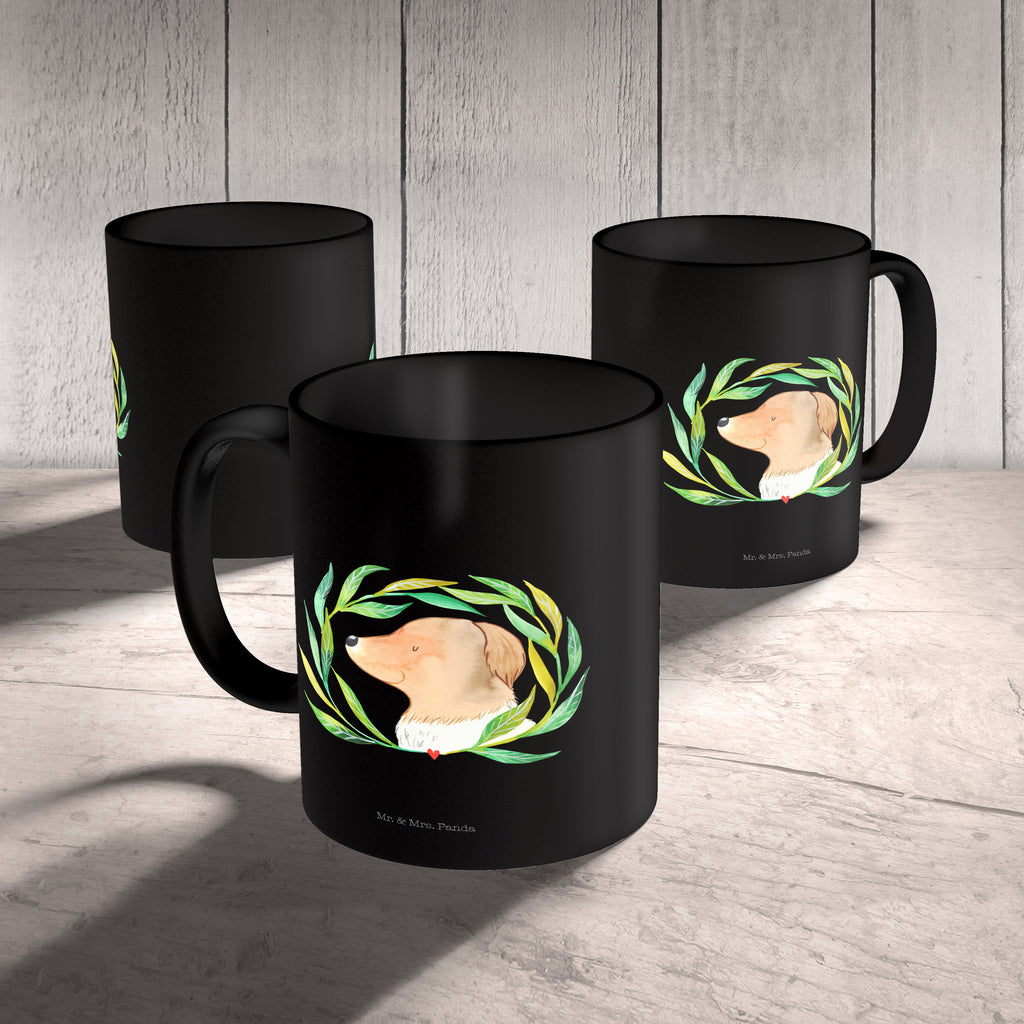 Tasse Hund Blumen Tasse, Kaffeetasse, Teetasse, Becher, Kaffeebecher, Teebecher, Keramiktasse, Porzellantasse, Büro Tasse, Geschenk Tasse, Tasse Sprüche, Tasse Motive, Kaffeetassen, Tasse bedrucken, Designer Tasse, Cappuccino Tassen, Schöne Teetassen, Hund, Hundemotiv, Haustier, Hunderasse, Tierliebhaber, Hundebesitzer, Sprüche, Ranke, Therapie, Selbsttherapie, Hundeliebe, Hundeglück, Hunde