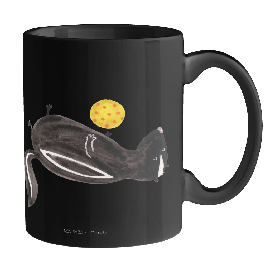 Tasse Stinktier Ball Tasse, Kaffeetasse, Teetasse, Becher, Kaffeebecher, Teebecher, Keramiktasse, Porzellantasse, Büro Tasse, Geschenk Tasse, Tasse Sprüche, Tasse Motive, Kaffeetassen, Tasse bedrucken, Designer Tasse, Cappuccino Tassen, Schöne Teetassen, Stinktier, Skunk, Wildtier, Raubtier, Stinker, Stinki, verspielt, Weisheit