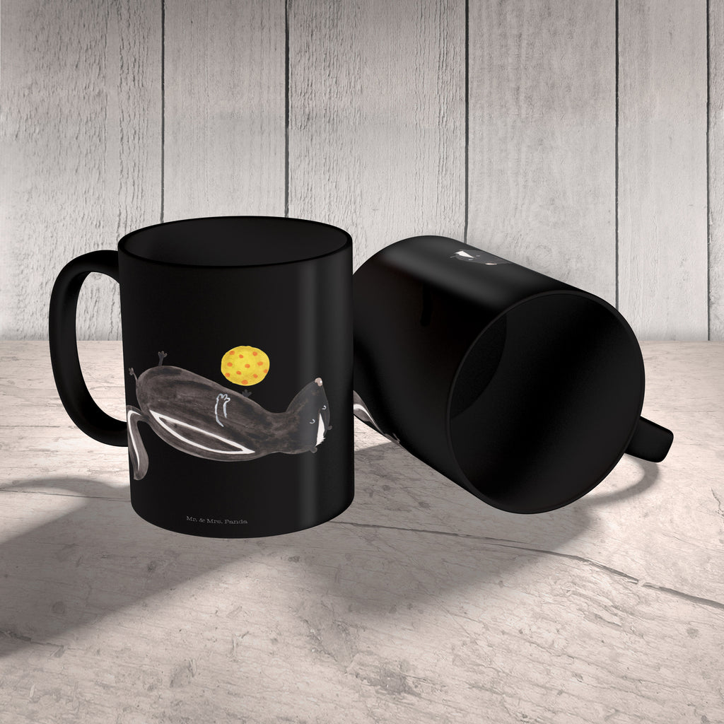 Tasse Stinktier Ball Tasse, Kaffeetasse, Teetasse, Becher, Kaffeebecher, Teebecher, Keramiktasse, Porzellantasse, Büro Tasse, Geschenk Tasse, Tasse Sprüche, Tasse Motive, Kaffeetassen, Tasse bedrucken, Designer Tasse, Cappuccino Tassen, Schöne Teetassen, Stinktier, Skunk, Wildtier, Raubtier, Stinker, Stinki, verspielt, Weisheit