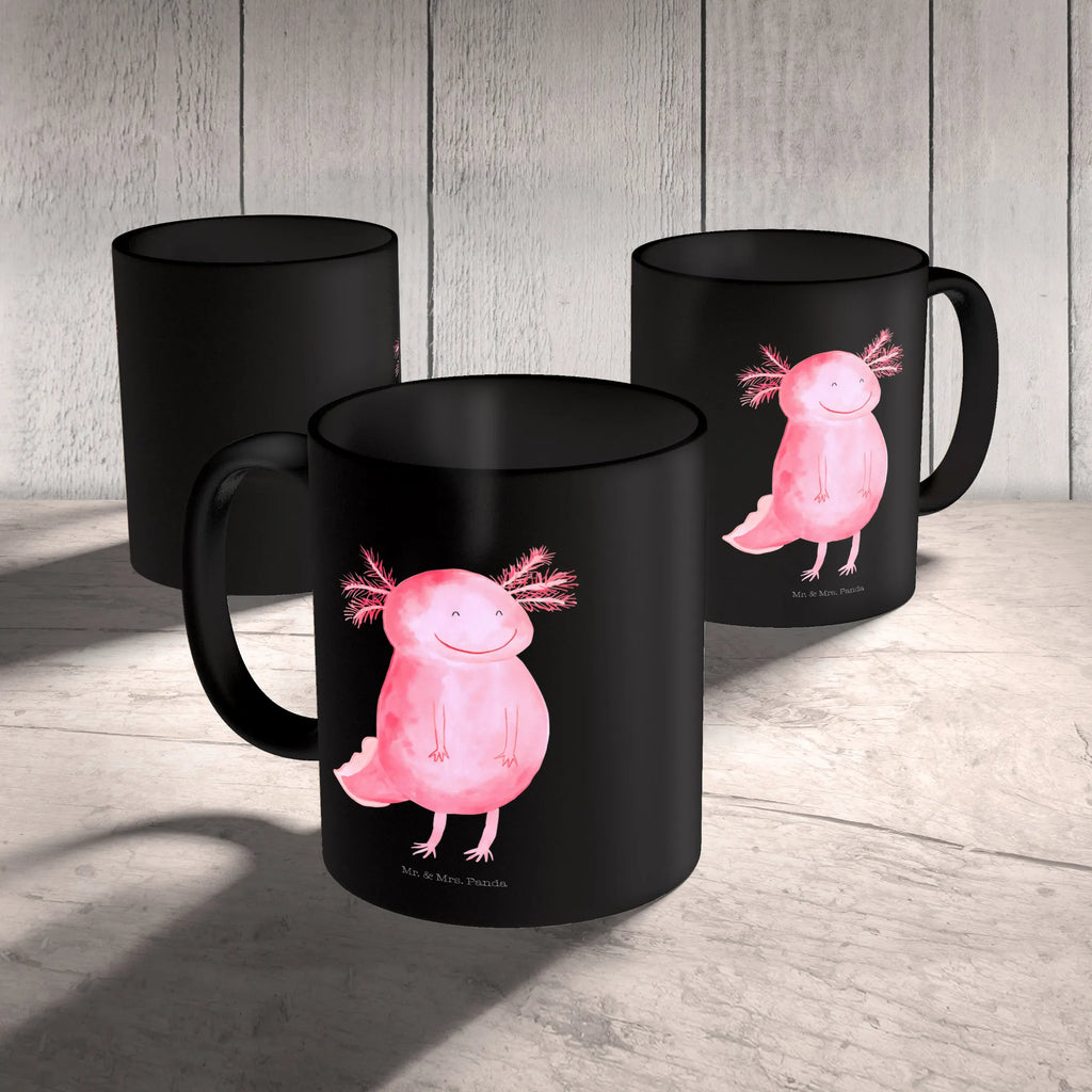 Tasse Axolotl Glücklich Tasse, Kaffeetasse, Teetasse, Becher, Kaffeebecher, Teebecher, Keramiktasse, Porzellantasse, Büro Tasse, Geschenk Tasse, Tasse Sprüche, Tasse Motive, Kaffeetassen, Tasse bedrucken, Designer Tasse, Cappuccino Tassen, Schöne Teetassen, Axolotl, Molch, Axolot, Schwanzlurch, Lurch, Lurche, Motivation, gute Laune