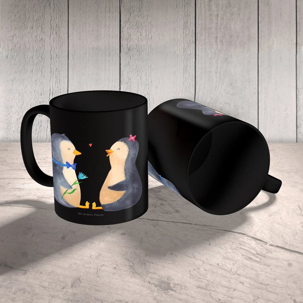 Tasse Pinguin Pärchen Tasse, Kaffeetasse, Teetasse, Becher, Kaffeebecher, Teebecher, Keramiktasse, Porzellantasse, Büro Tasse, Geschenk Tasse, Tasse Sprüche, Tasse Motive, Kaffeetassen, Tasse bedrucken, Designer Tasse, Cappuccino Tassen, Schöne Teetassen, Pinguin, Pinguine, Liebe, Liebespaar, Liebesbeweis, Liebesgeschenk, Verlobung, Jahrestag, Hochzeitstag, Hochzeit, Hochzeitsgeschenk, große Liebe, Traumpaar