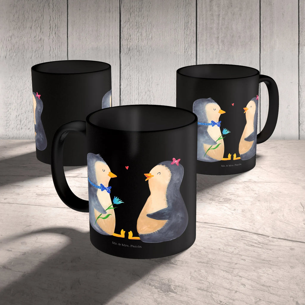 Tasse Pinguin Pärchen Tasse, Kaffeetasse, Teetasse, Becher, Kaffeebecher, Teebecher, Keramiktasse, Porzellantasse, Büro Tasse, Geschenk Tasse, Tasse Sprüche, Tasse Motive, Kaffeetassen, Tasse bedrucken, Designer Tasse, Cappuccino Tassen, Schöne Teetassen, Pinguin, Pinguine, Liebe, Liebespaar, Liebesbeweis, Liebesgeschenk, Verlobung, Jahrestag, Hochzeitstag, Hochzeit, Hochzeitsgeschenk, große Liebe, Traumpaar