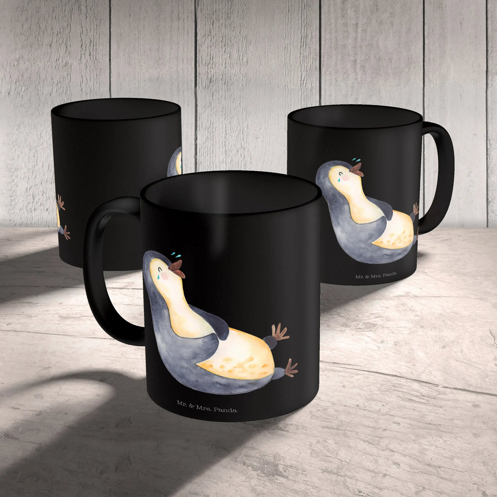 Tasse Pinguin Lachen Tasse, Kaffeetasse, Teetasse, Becher, Kaffeebecher, Teebecher, Keramiktasse, Porzellantasse, Büro Tasse, Geschenk Tasse, Tasse Sprüche, Tasse Motive, Kaffeetassen, Tasse bedrucken, Designer Tasse, Cappuccino Tassen, Schöne Teetassen, Pinguin, Pinguine, lustiger Spruch, Optimismus, Fröhlich, Lachen, Humor, Fröhlichkeit