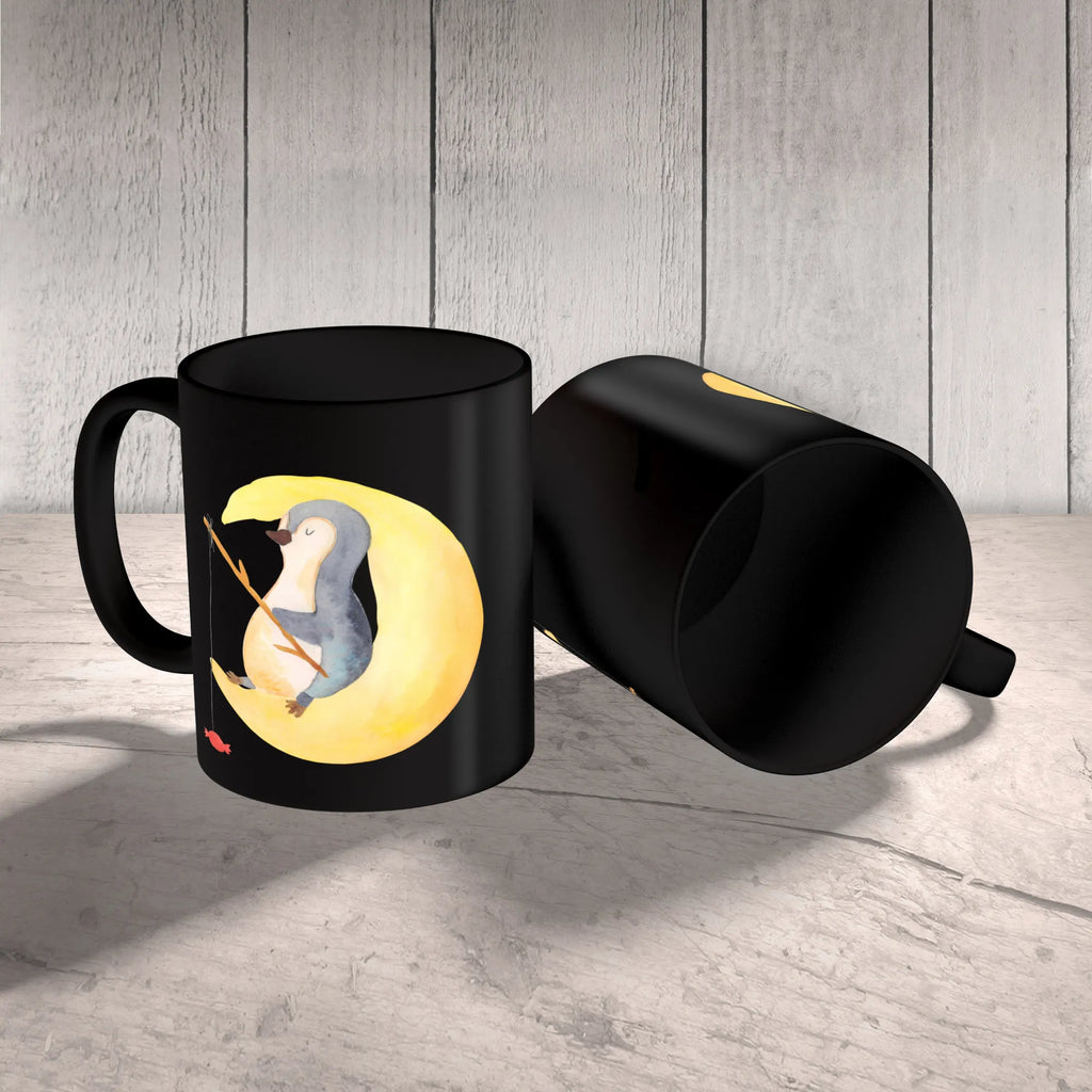 Tasse Pinguin Mond Tasse, Kaffeetasse, Teetasse, Becher, Kaffeebecher, Teebecher, Keramiktasse, Porzellantasse, Büro Tasse, Geschenk Tasse, Tasse Sprüche, Tasse Motive, Kaffeetassen, Tasse bedrucken, Designer Tasse, Cappuccino Tassen, Schöne Teetassen, Pinguin, Pinguine, Spruch, schlafen, Nachtruhe, Einschlafen, Schlafzimmer, Schlafstörungen, Gästezimmer