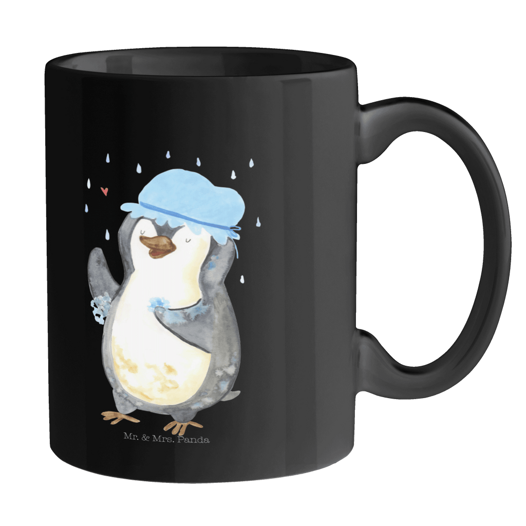 Tasse Pinguin Duschen Tasse, Kaffeetasse, Teetasse, Becher, Kaffeebecher, Teebecher, Keramiktasse, Porzellantasse, Büro Tasse, Geschenk Tasse, Tasse Sprüche, Tasse Motive, Kaffeetassen, Tasse bedrucken, Designer Tasse, Cappuccino Tassen, Schöne Teetassen, Pinguin, Pinguine, Dusche, duschen, Lebensmotto, Motivation, Neustart, Neuanfang, glücklich sein