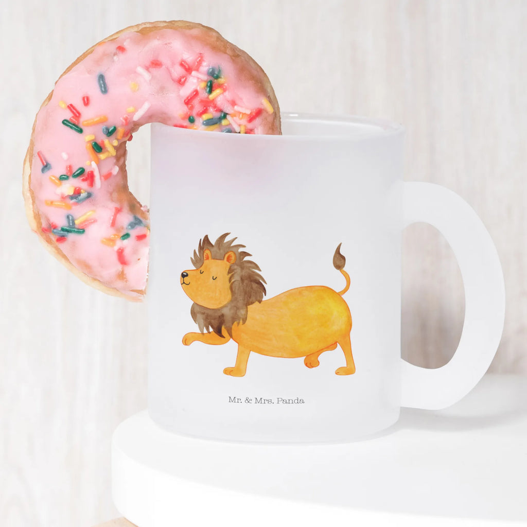 Teetasse Sternzeichen Löwe Teetasse, Teeglas, Teebecher, Tasse mit Henkel, Tasse, Glas Teetasse, Teetasse aus Glas, Tierkreiszeichen, Sternzeichen, Horoskop, Astrologie, Aszendent, Löwe Geschenk, Löwe Sternzeichen, Geschenk Juli, Geburtstag Juli, Geschenk August, Geburtstag August, König der Tiere