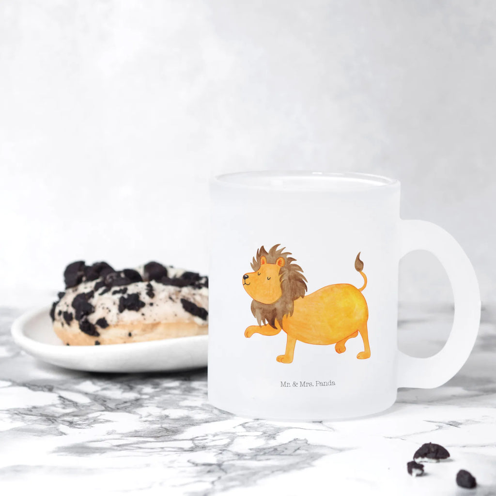 Teetasse Sternzeichen Löwe Teetasse, Teeglas, Teebecher, Tasse mit Henkel, Tasse, Glas Teetasse, Teetasse aus Glas, Tierkreiszeichen, Sternzeichen, Horoskop, Astrologie, Aszendent, Löwe Geschenk, Löwe Sternzeichen, Geschenk Juli, Geburtstag Juli, Geschenk August, Geburtstag August, König der Tiere