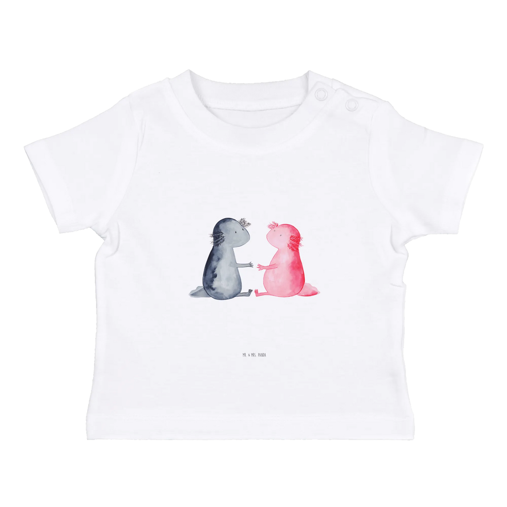 Organic Baby Shirt Axolotl Liebe Baby T-Shirt, Jungen Baby T-Shirt, Mädchen Baby T-Shirt, Shirt, Axolotl, Molch, Axolot, Schwanzlurch, Lurch, Lurche, Liebe, große Liebe, Liebesbeweis, Freund, Verlobter, Ehemann, Jahrestag, Valentinstag