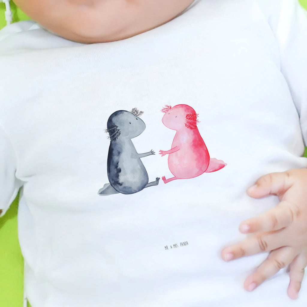 Organic Baby Shirt Axolotl Liebe Baby T-Shirt, Jungen Baby T-Shirt, Mädchen Baby T-Shirt, Shirt, Axolotl, Molch, Axolot, Schwanzlurch, Lurch, Lurche, Liebe, große Liebe, Liebesbeweis, Freund, Verlobter, Ehemann, Jahrestag, Valentinstag