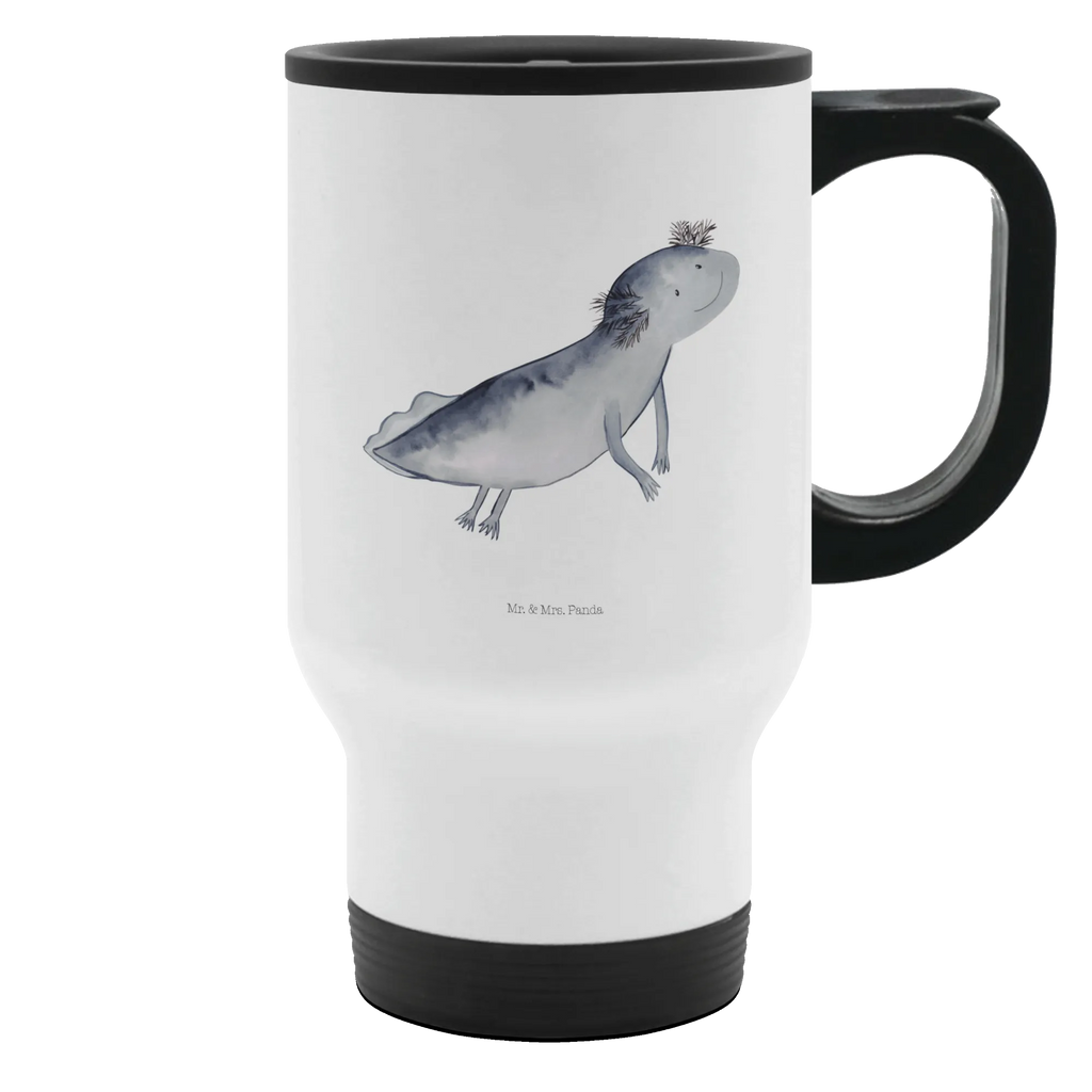 Thermobecher Axolotl schwimmt Thermobecher, To Go Becher, Thermotasse, Kaffeebecher, Isolierbecher, Thermobecher To Go, Warmhaltetasse, Edelstahlbecher, Reisebecher, Tasse mit Deckel, Thermobecher für 400 ml, Kaffeetasse zum Mitnehmen, Tasse zum Mitnehmen, Spülmaschinenfest, Axolotl, Molch, Axolot, Schwanzlurch, Lurch, Lurche, Problem, Probleme, Lösungen, Motivation