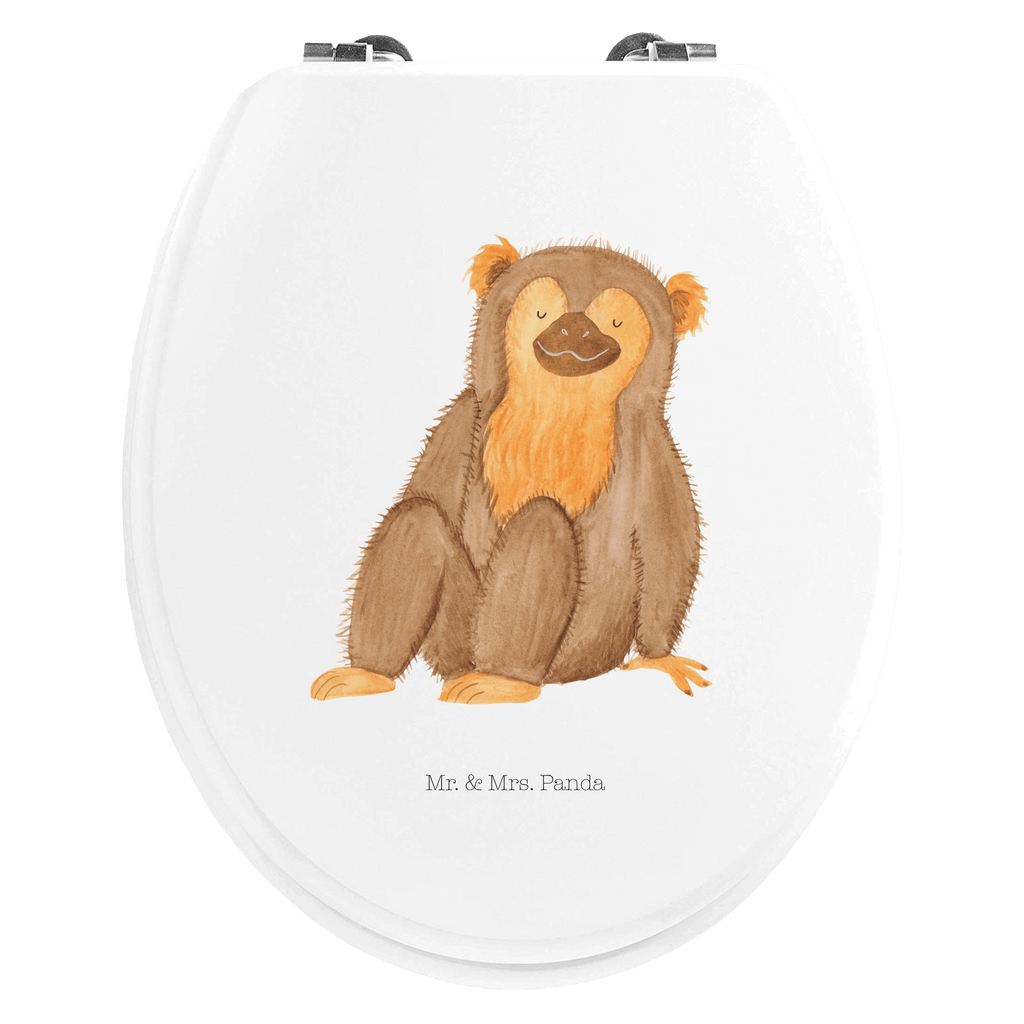 Motiv WC Sitz Affe Klobrille, Klodeckel, Toilettendeckel, WC-Sitz, Toilette, Afrika, Wildtiere, Affe, Äffchen, Affen, Selbstliebe, Respekt, Motivation, Selbstachtung, Liebe, Selbstbewusstsein, Selfcare