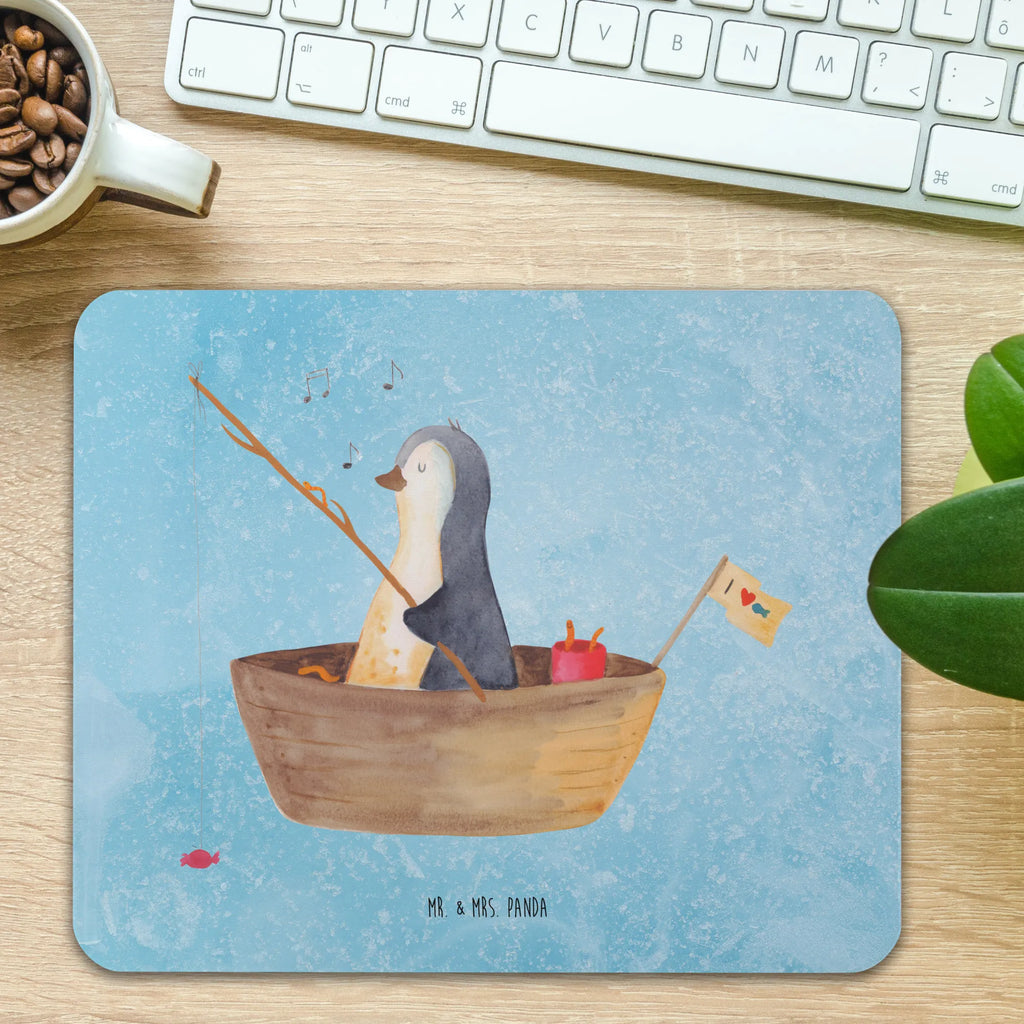 Mauspad Pinguin Angelboot Mousepad, Computer zubehör, Büroausstattung, PC Zubehör, Arbeitszimmer, Mauspad, Einzigartiges Mauspad, Designer Mauspad, Mausunterlage, Mauspad Büro, Pinguin, Pinguine, Angeln, Boot, Angelboot, Lebenslust, Leben, genießen, Motivation, Neustart, Neuanfang, Trennung, Scheidung, Geschenkidee Liebeskummer