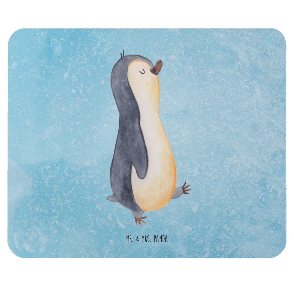 Mauspad Pinguin marschierend Mousepad, Computer zubehör, Büroausstattung, PC Zubehör, Arbeitszimmer, Mauspad, Einzigartiges Mauspad, Designer Mauspad, Mausunterlage, Mauspad Büro, Pinguin, Pinguine, Frühaufsteher, Langschläfer, Bruder, Schwester, Familie