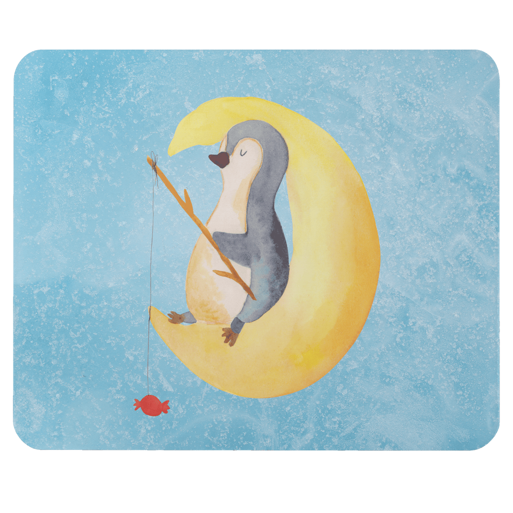 Mauspad Pinguin Mond Mousepad, Computer zubehör, Büroausstattung, PC Zubehör, Arbeitszimmer, Mauspad, Einzigartiges Mauspad, Designer Mauspad, Mausunterlage, Mauspad Büro, Pinguin, Pinguine, Spruch, schlafen, Nachtruhe, Einschlafen, Schlafzimmer, Schlafstörungen, Gästezimmer