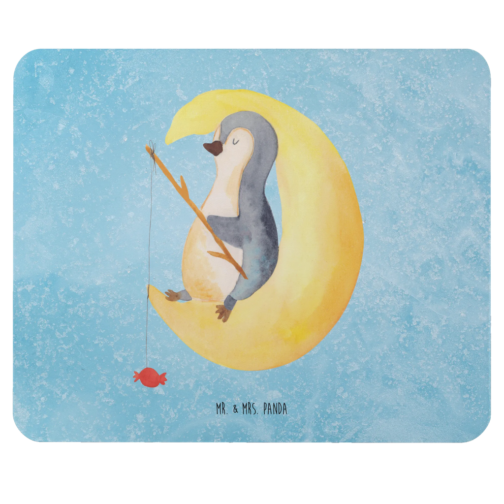 Mauspad Pinguin Mond Mousepad, Computer zubehör, Büroausstattung, PC Zubehör, Arbeitszimmer, Mauspad, Einzigartiges Mauspad, Designer Mauspad, Mausunterlage, Mauspad Büro, Pinguin, Pinguine, Spruch, schlafen, Nachtruhe, Einschlafen, Schlafzimmer, Schlafstörungen, Gästezimmer